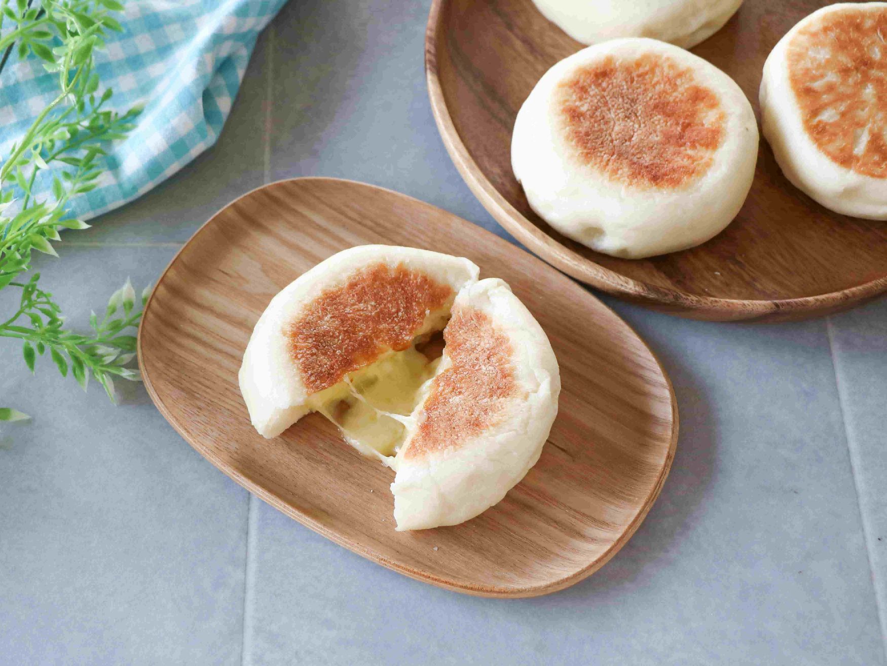 フライパンで作るチーズナン（チーズクルチャ）